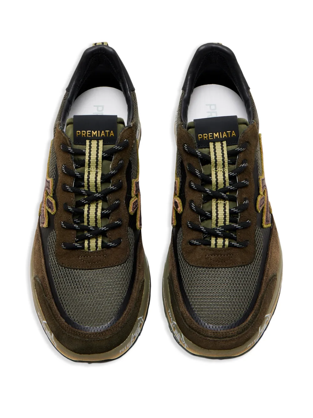 Premiata NOUS 7725 sneakers met applicatie Groen