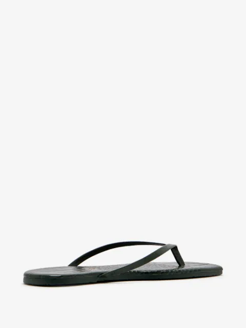Tkees flip flops con efecto de piel de cocodrilo