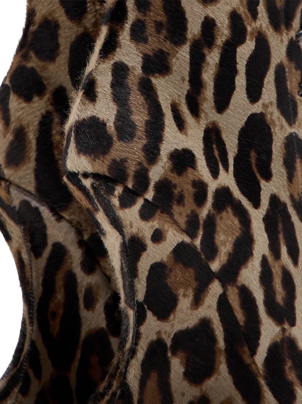 Paris Texas leopard print lace-up boots Bruin