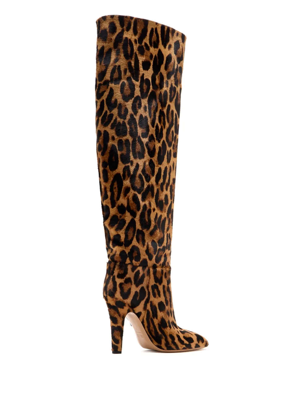 Paris Texas Elsa leopard heeled boots Bruin