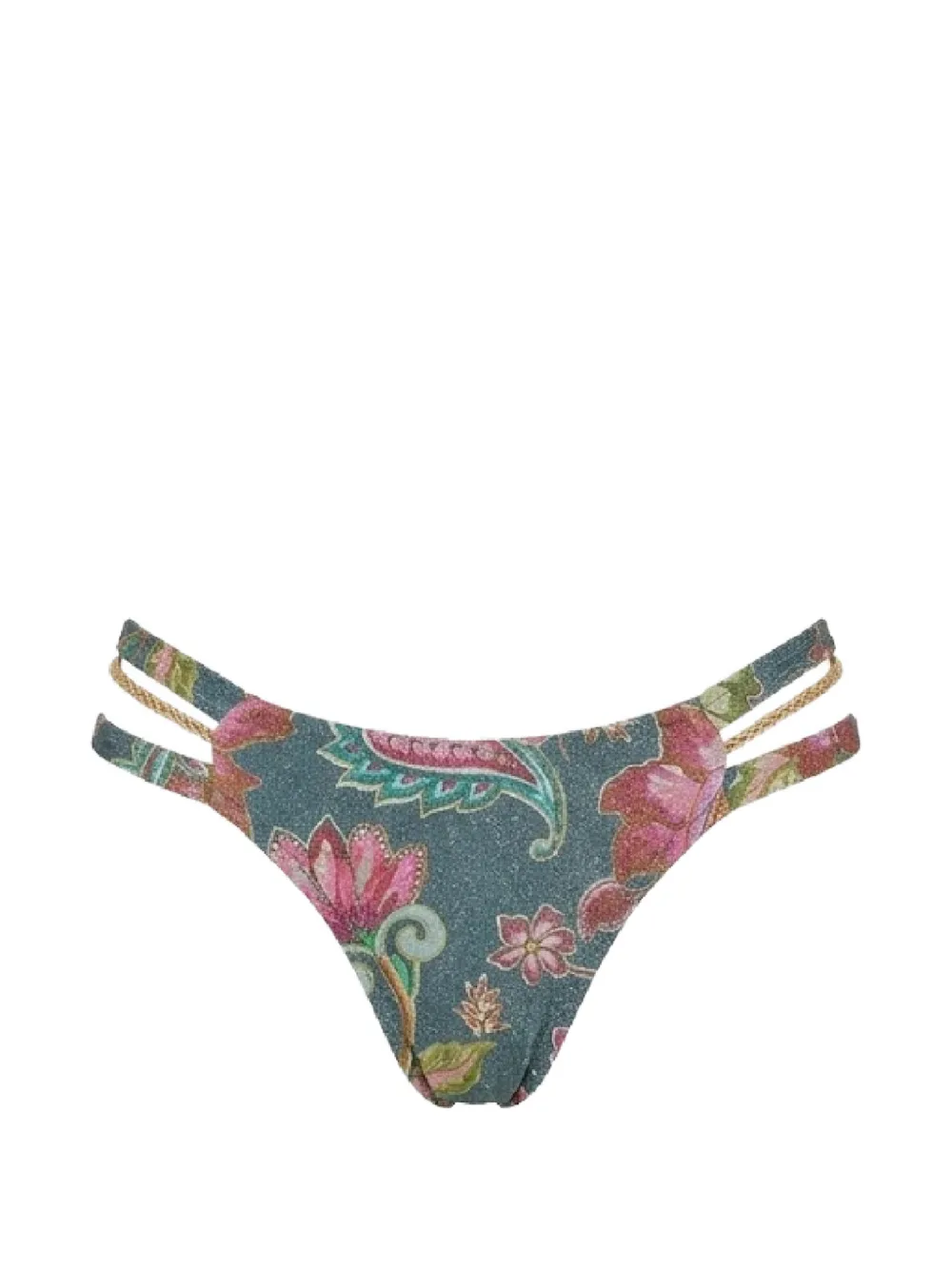 Del Maar Slip bikini a fiori Ceiri - Blu