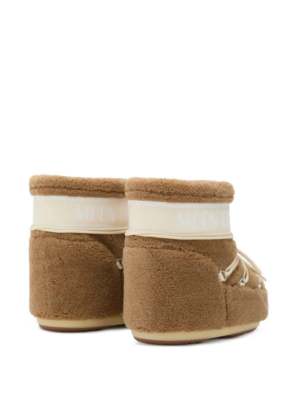 Moon Boot Icon Low fleece veterlaarzen Bruin