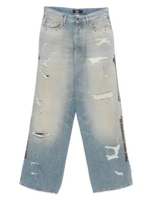AMIRI ストレート カーペンタージーンズ | ブルー | FARFETCH JP