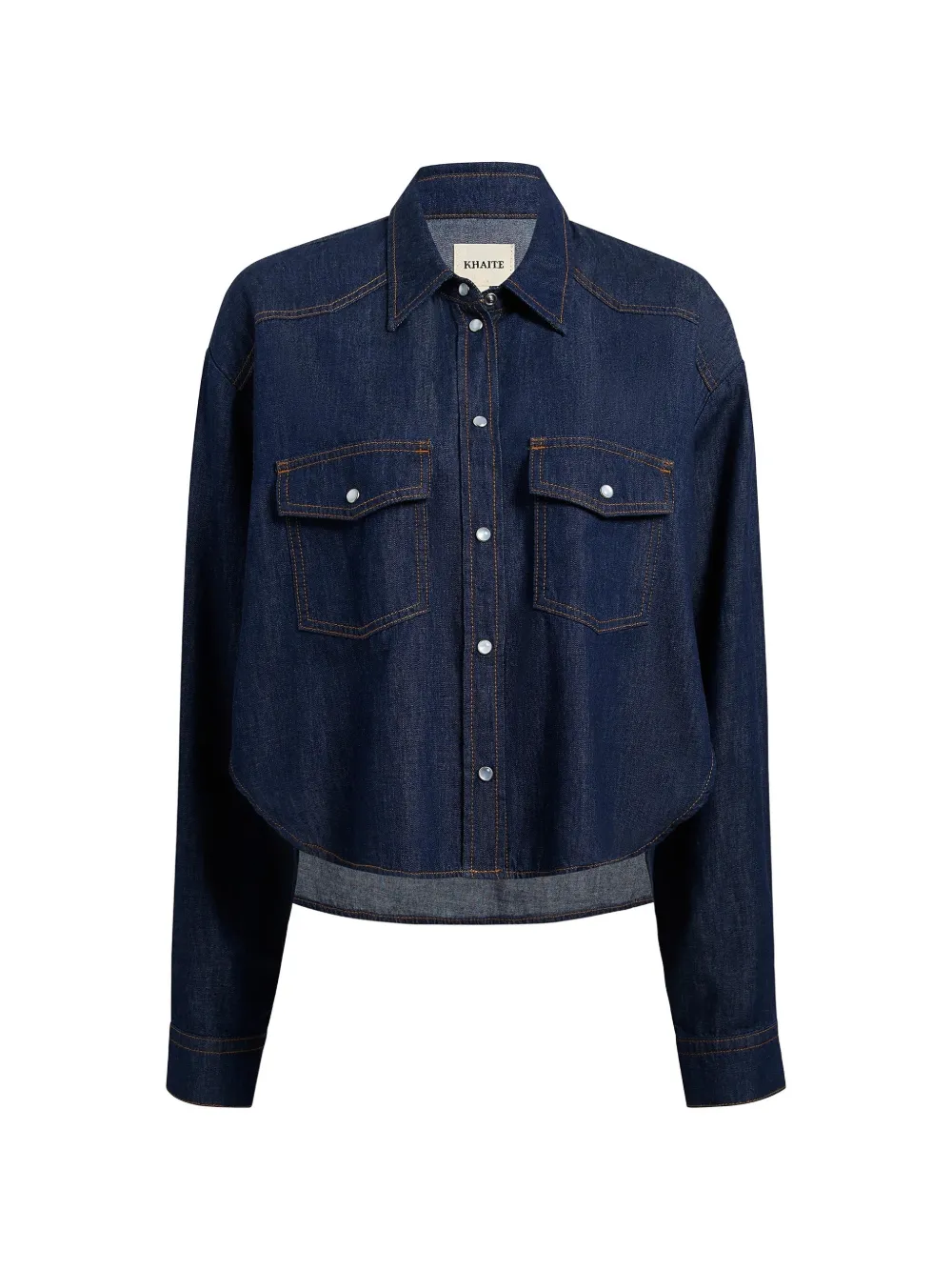 KHAITE Grenon patch-pocket shirt