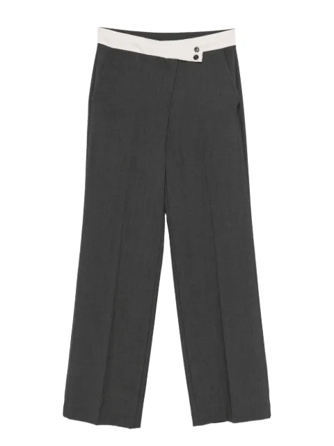 RAME two-tone button trousers
