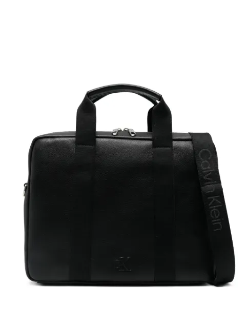 Calvin Klein zip-fastening laptop bag