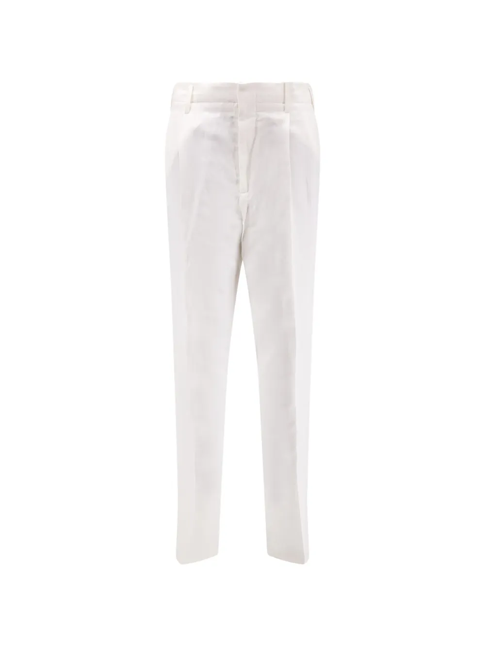 Brunello Cucinelli buttoned pleated trousers - Bianco