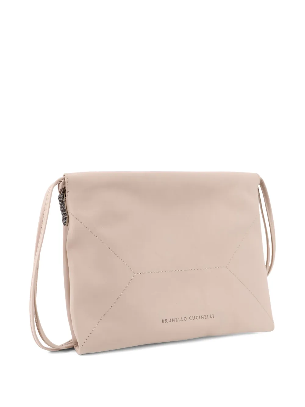  Brunello Cucinelli Logo-lettering Shoulder Bag - Neutrals 