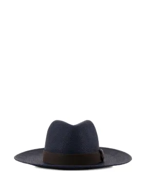 Brunello Cucinelli ストローフェドーラハット | ニュートラル