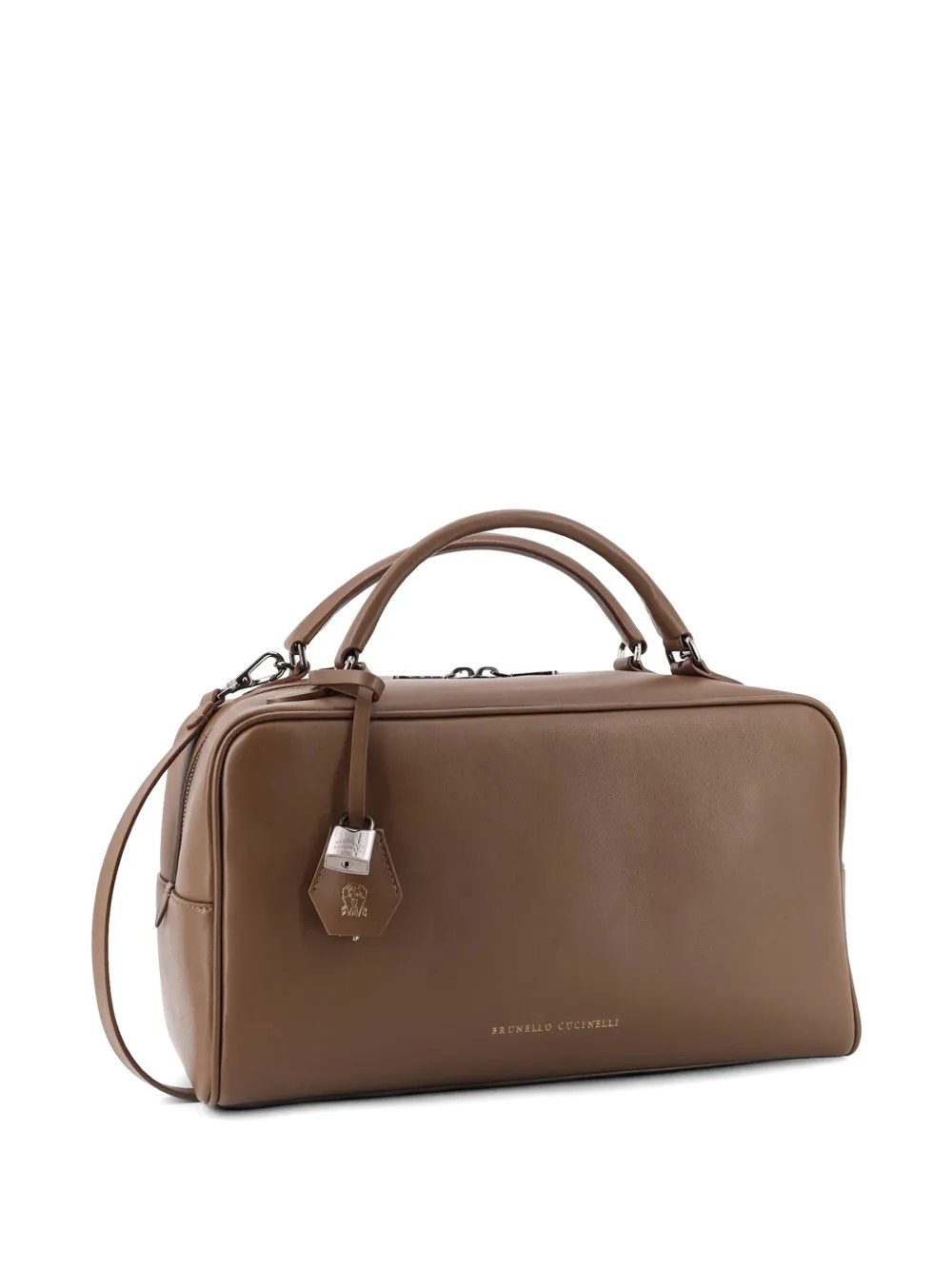  Brunello Cucinelli Boston Explorer Top-handle Tote Bag - Brown 