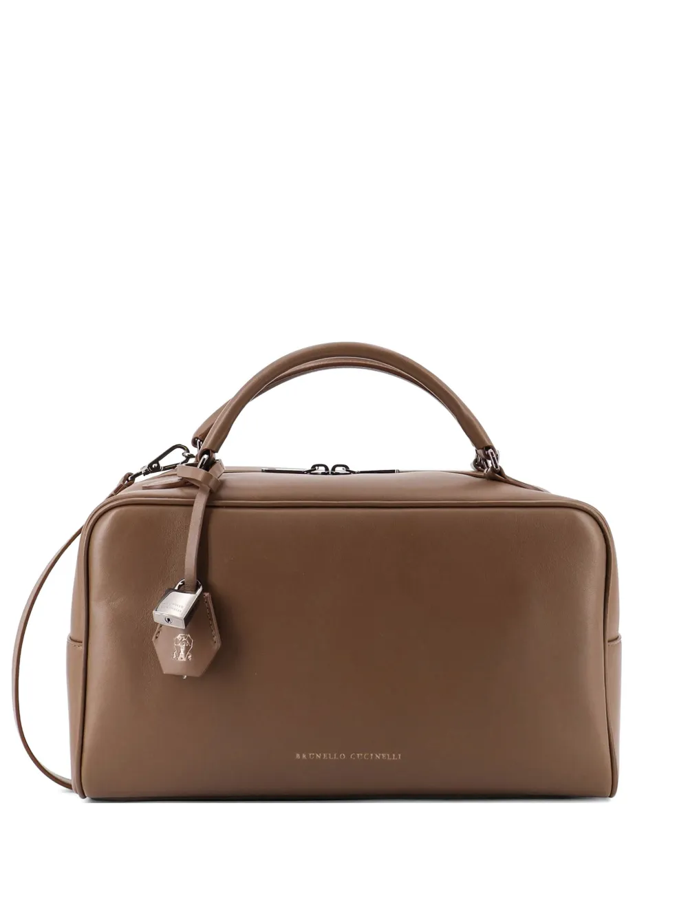 Brunello Cucinelli Boston Explorer top-handle tote bag - Marrone