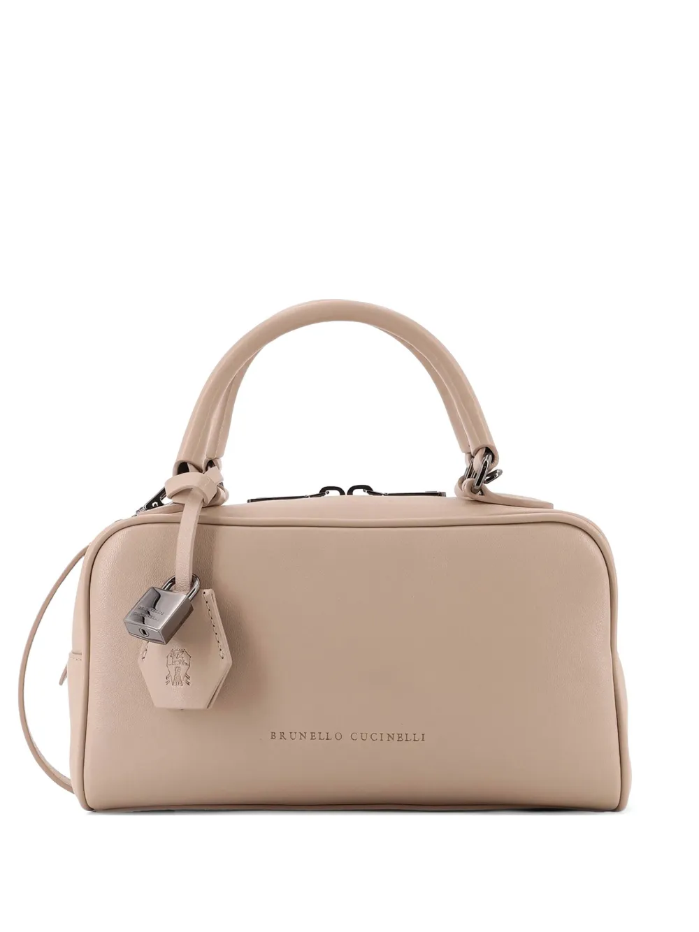 Brunello Cucinelli Boston Explorer top-handle totebag - Toni neutri