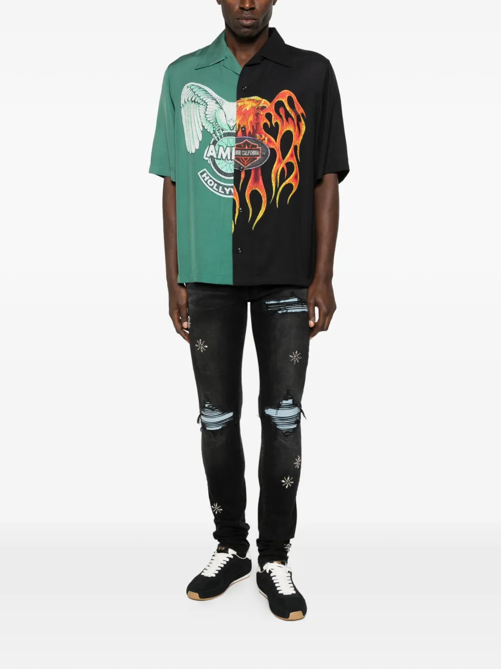 AMIRI embellished jeans - Zwart