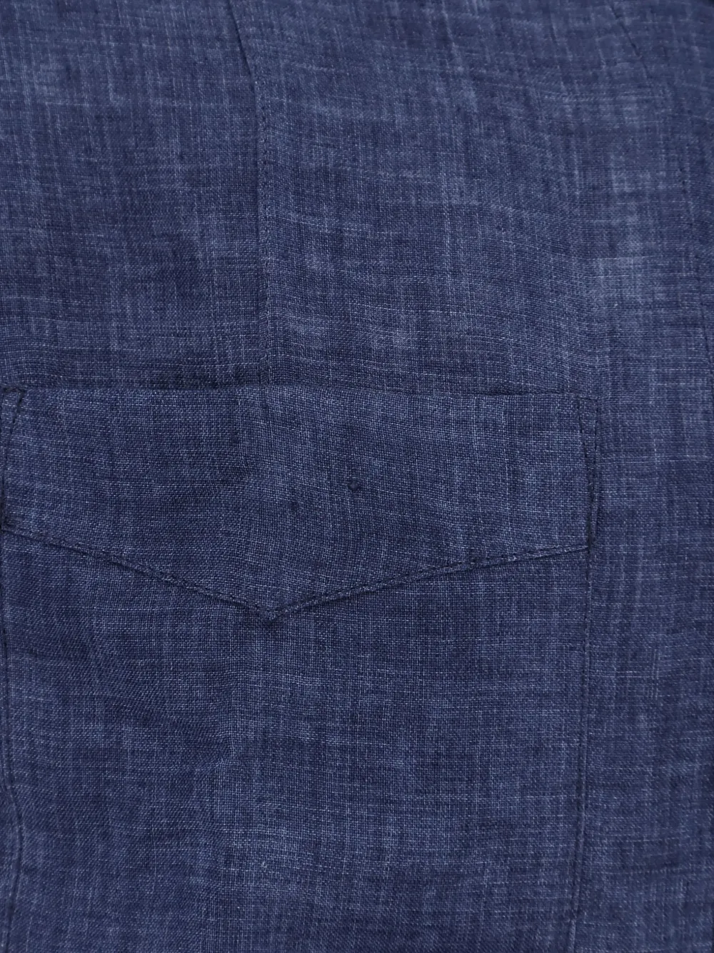  Brunello Cucinelli Buttoned Front-pocket Shirt - Blue 