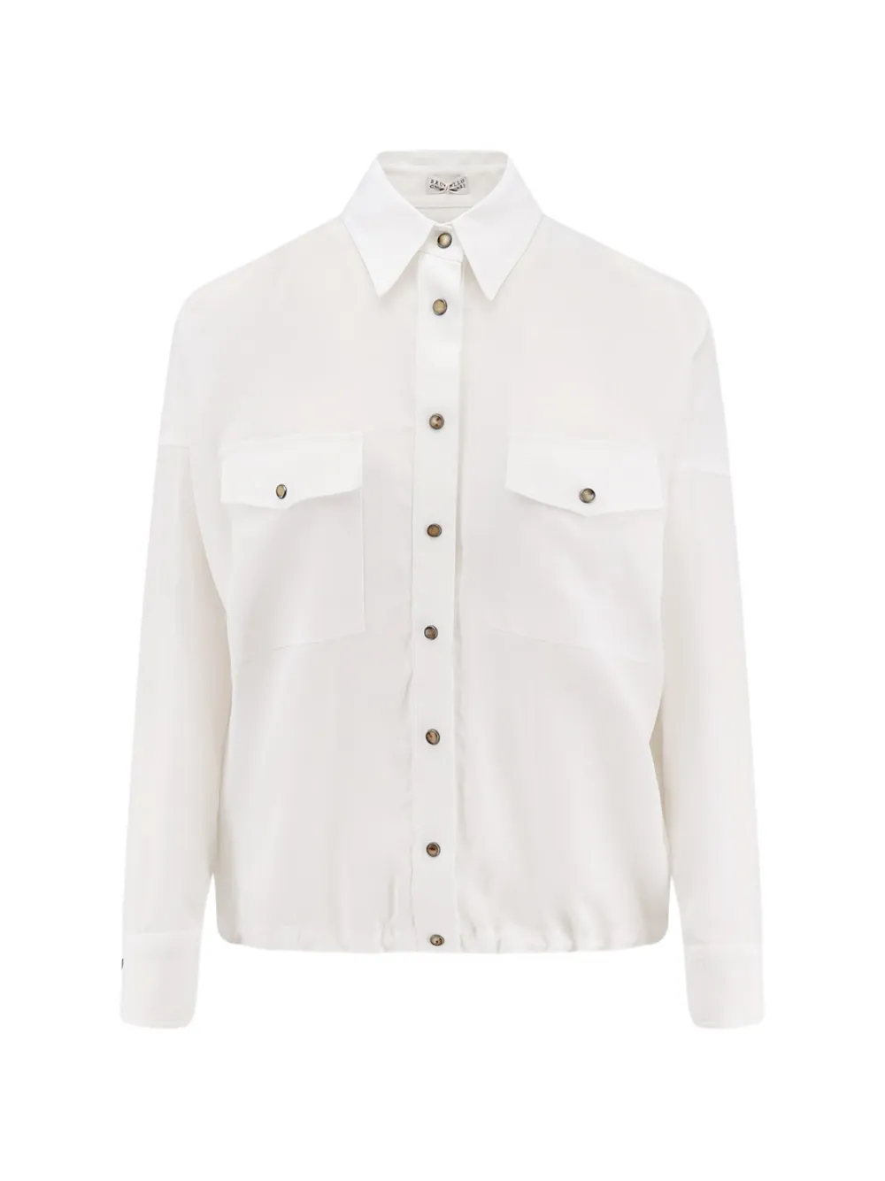 Brunello Cucinelli buttoned pocket shirt - Bianco