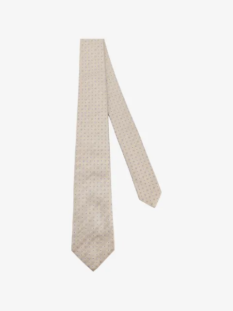 Kiton corbata con motivo geométrico