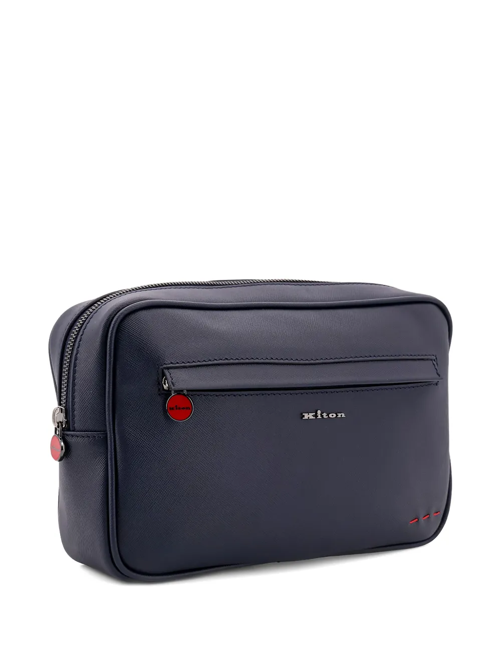  Kiton Zipped Clutch Bag - Blue 
