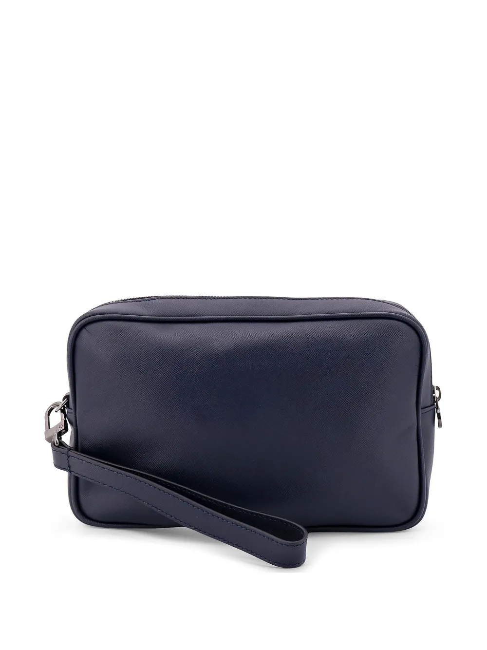 Kiton zipped clutch bag - Blauw