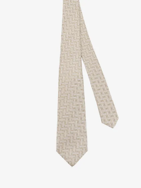 Kiton corbata con motivo