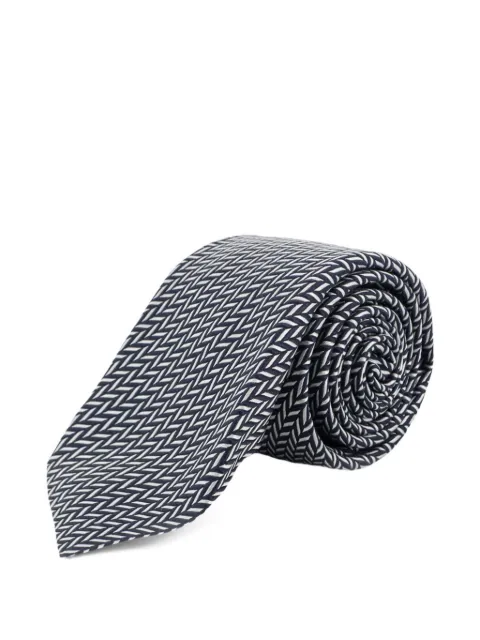 Kiton silk tie