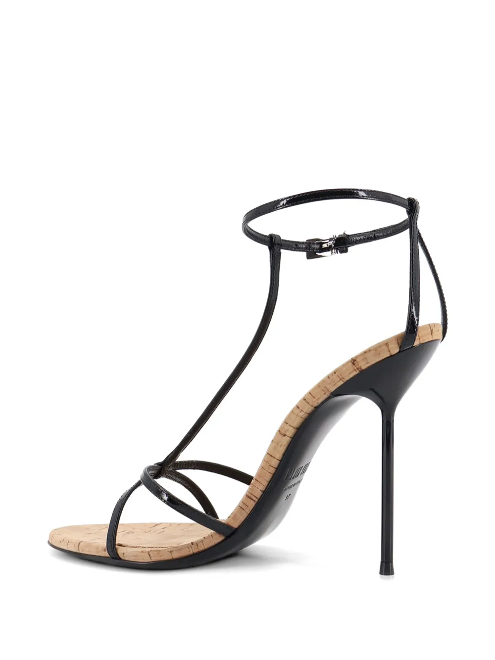 Paris Texas Lidia leather sandals Zwart