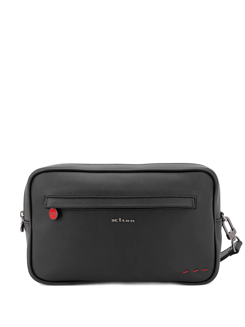 Kiton Clutch com zíper | Preto | Image 1