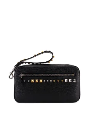 Valentino Garavani Vロゴ シグネチャー クラッチバッグ | ブルー