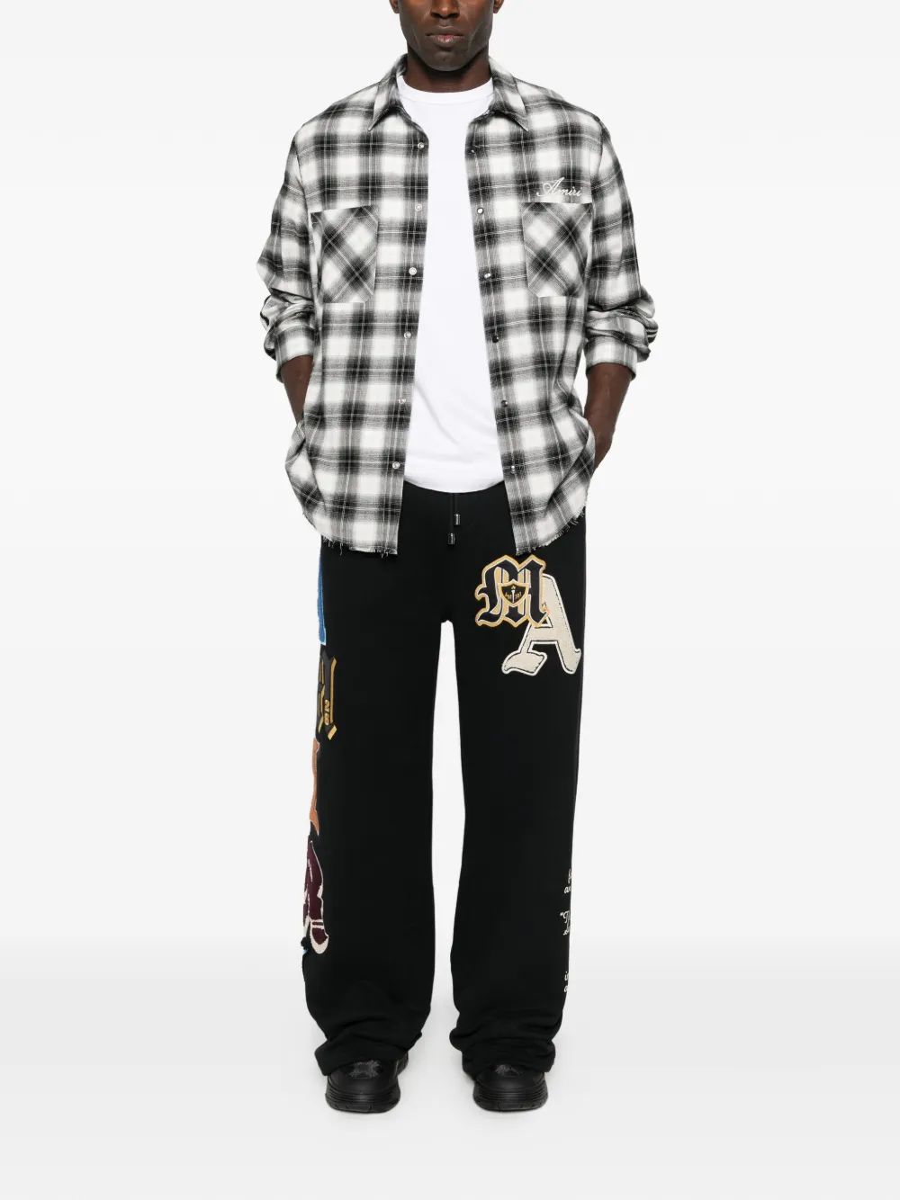 AMIRI applique track pants - Zwart