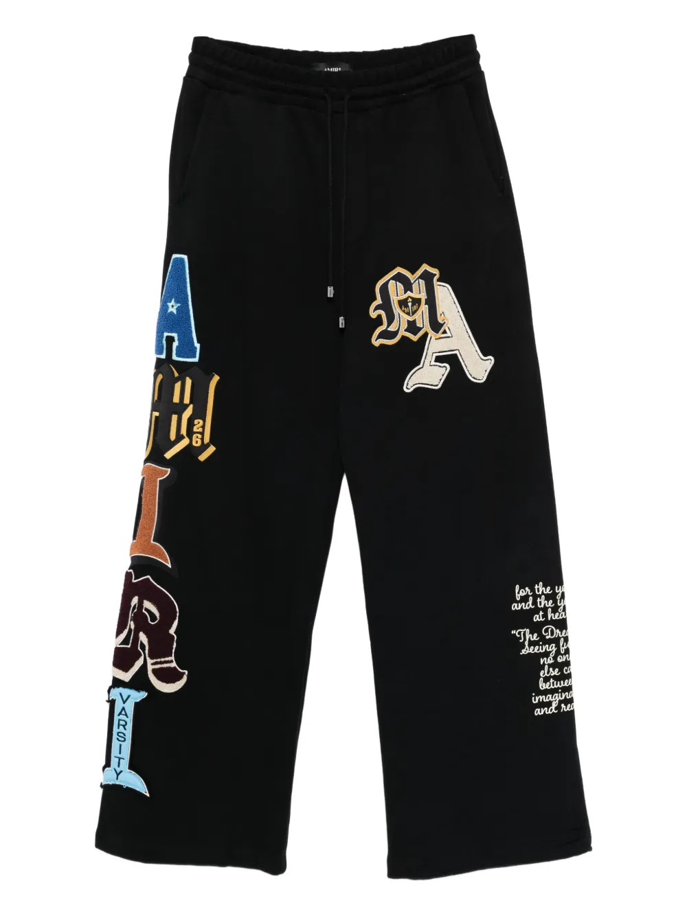 AMIRI applique track pants - Nero