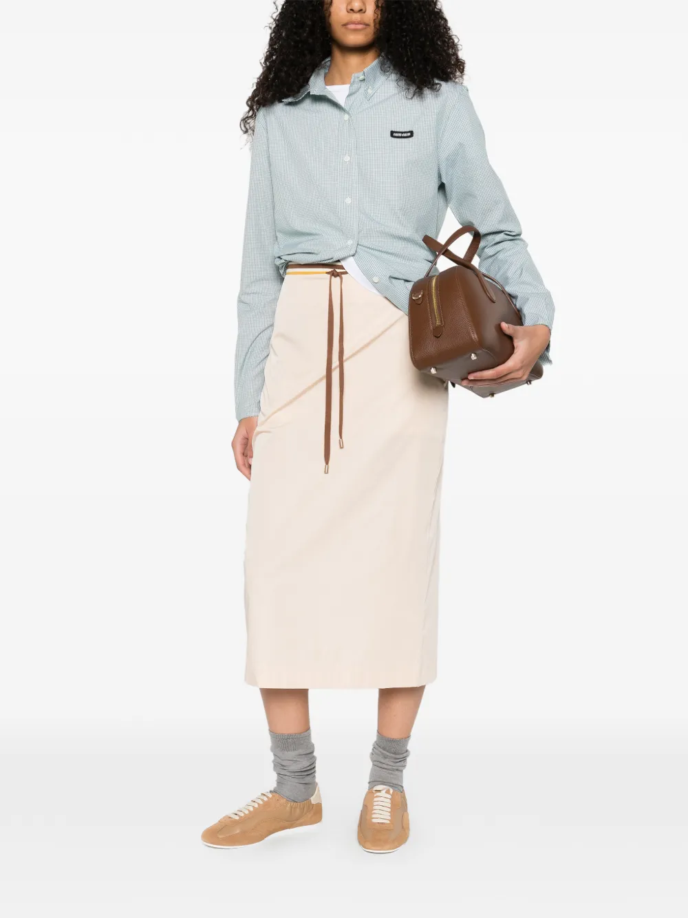 Miu Miu check-pattern buttoned shirt | Hemden | Image 2