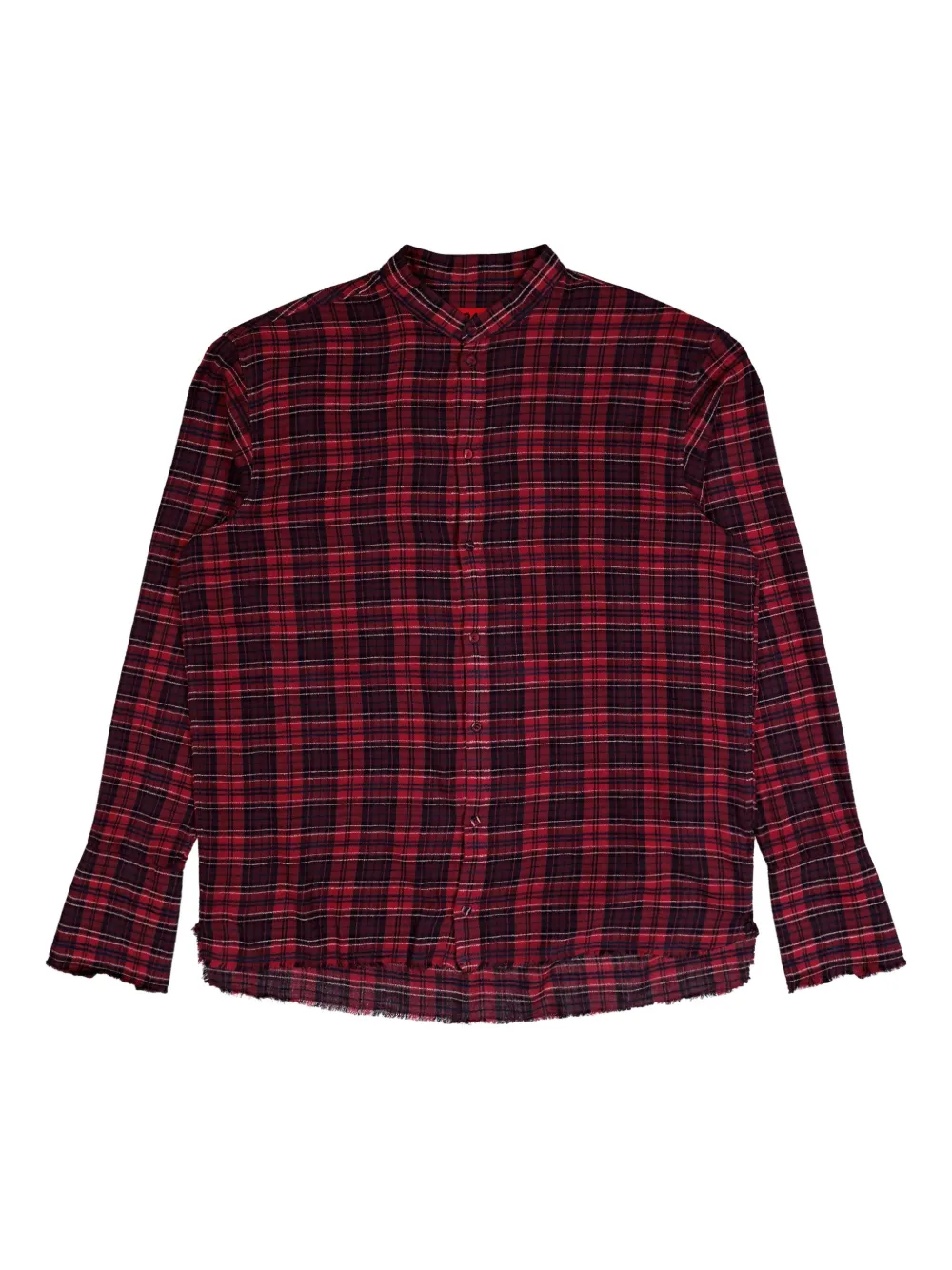 424 check flannel shirt | Red | Image 1