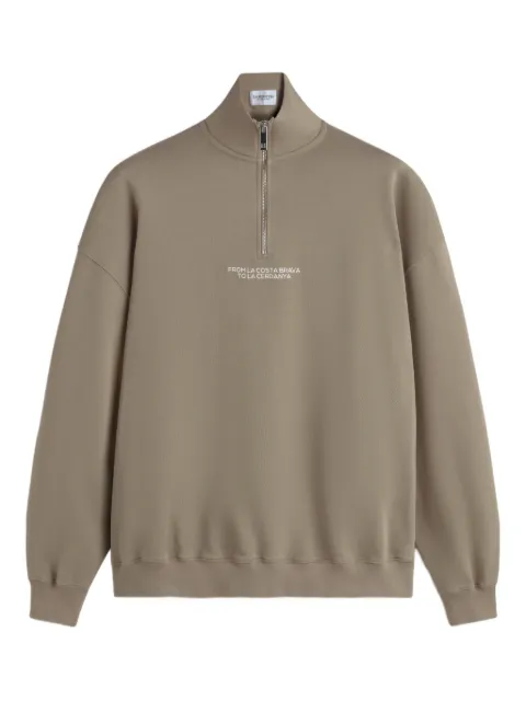 LES HÉRITIERS quarter zip sweatshirt