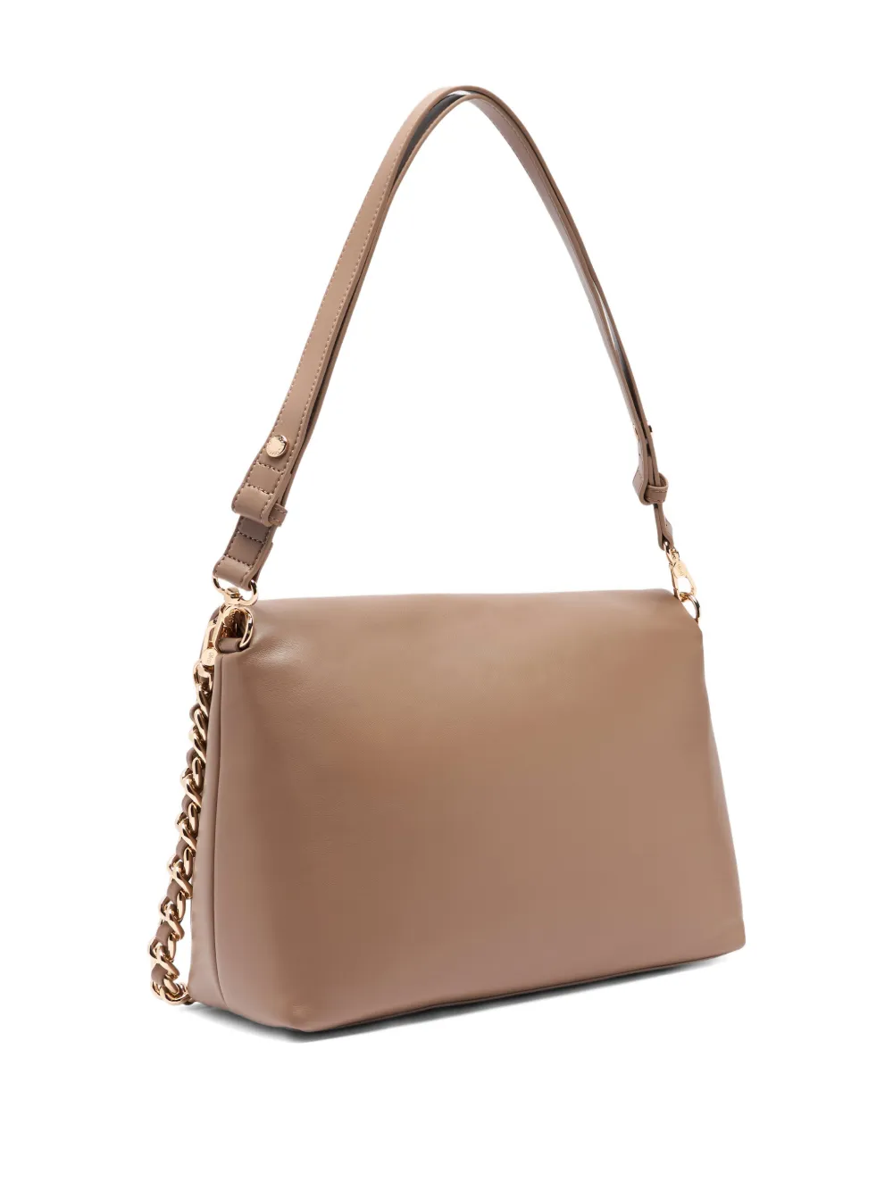 Liu Jo Lapuffy Large Braided Chain Cross Body Bag - Neutrals 