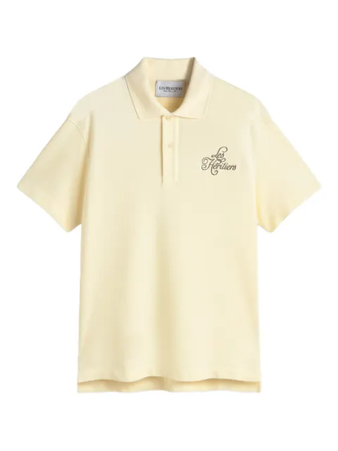 LES HÉRITIERS signature polo shirt