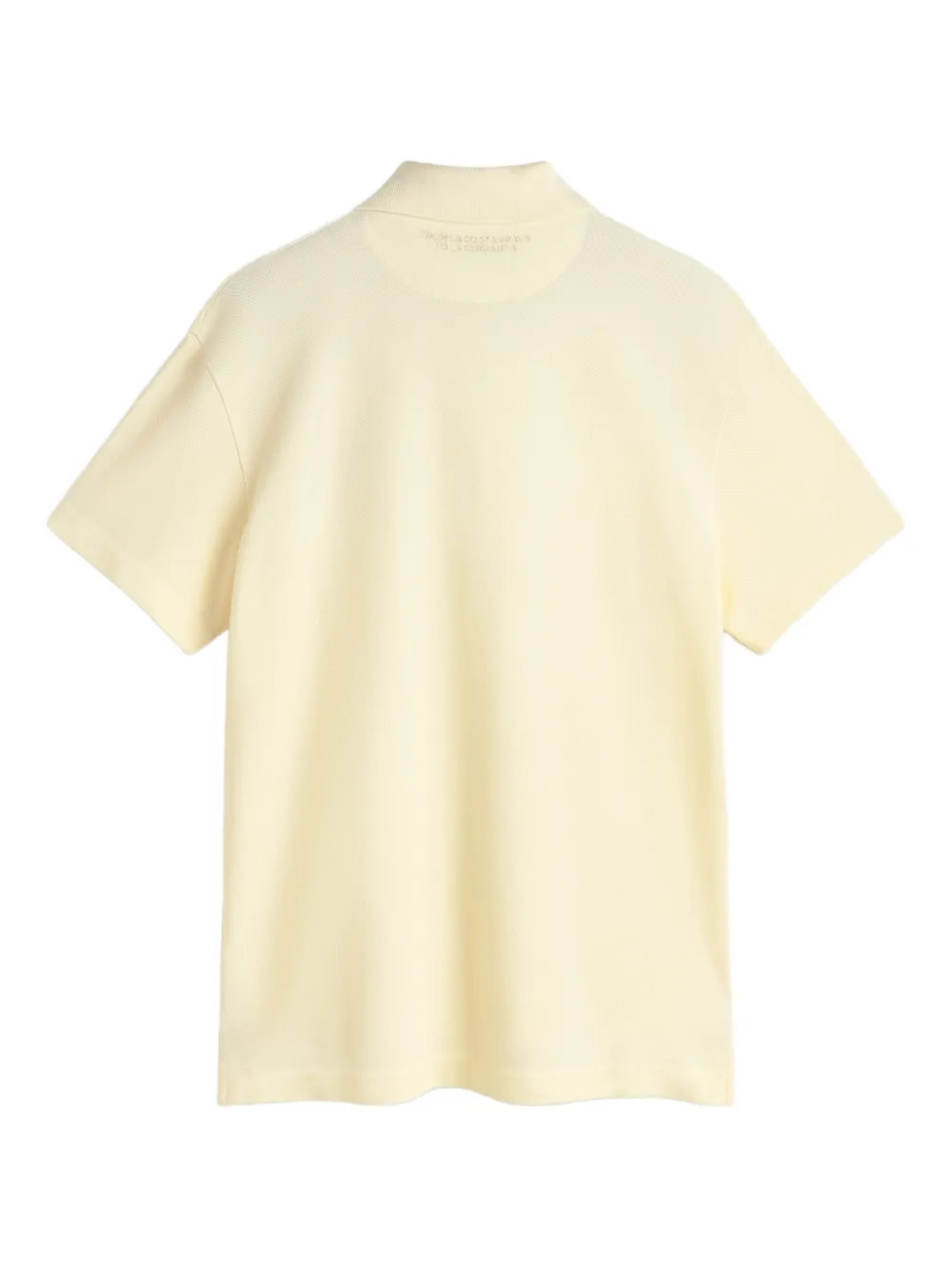 LES HÉRITIERS signature polo shirt - Beige
