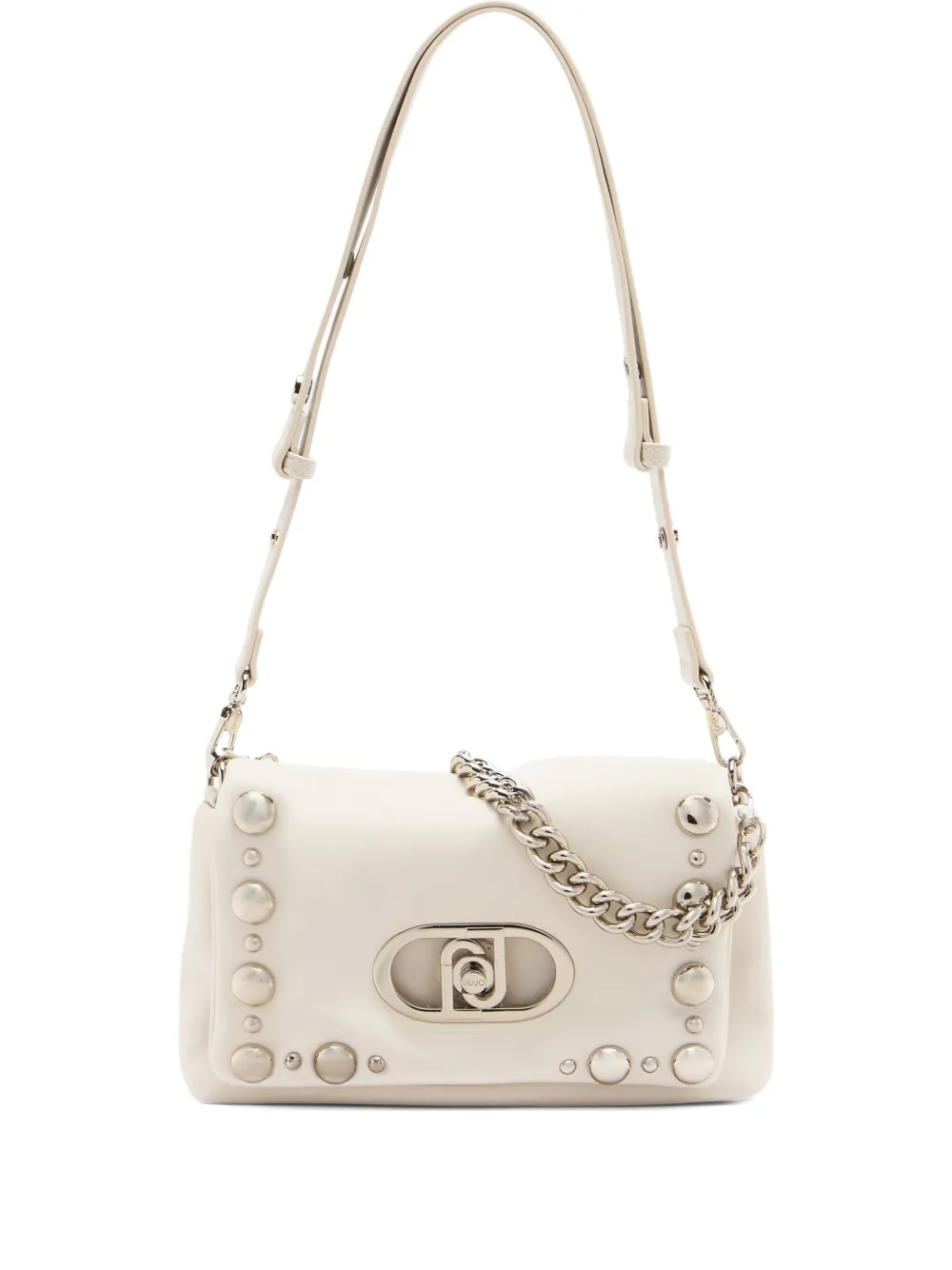 LIU JO LaPuffy medium bead shoulder bag - Bianco