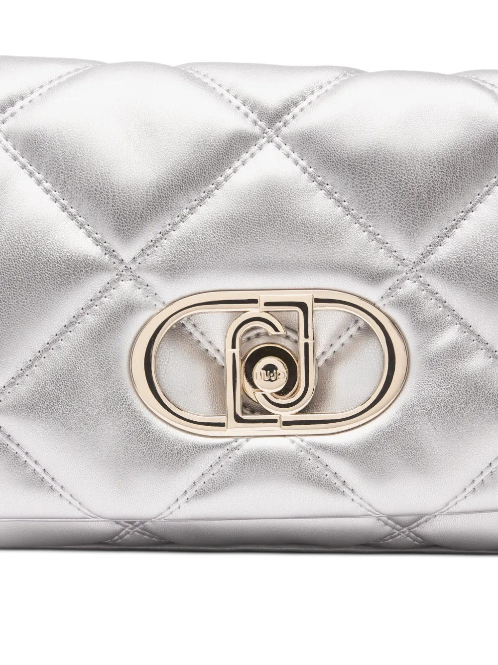 LIU JO Medium LaPuffy gewatteerde tas Zilver