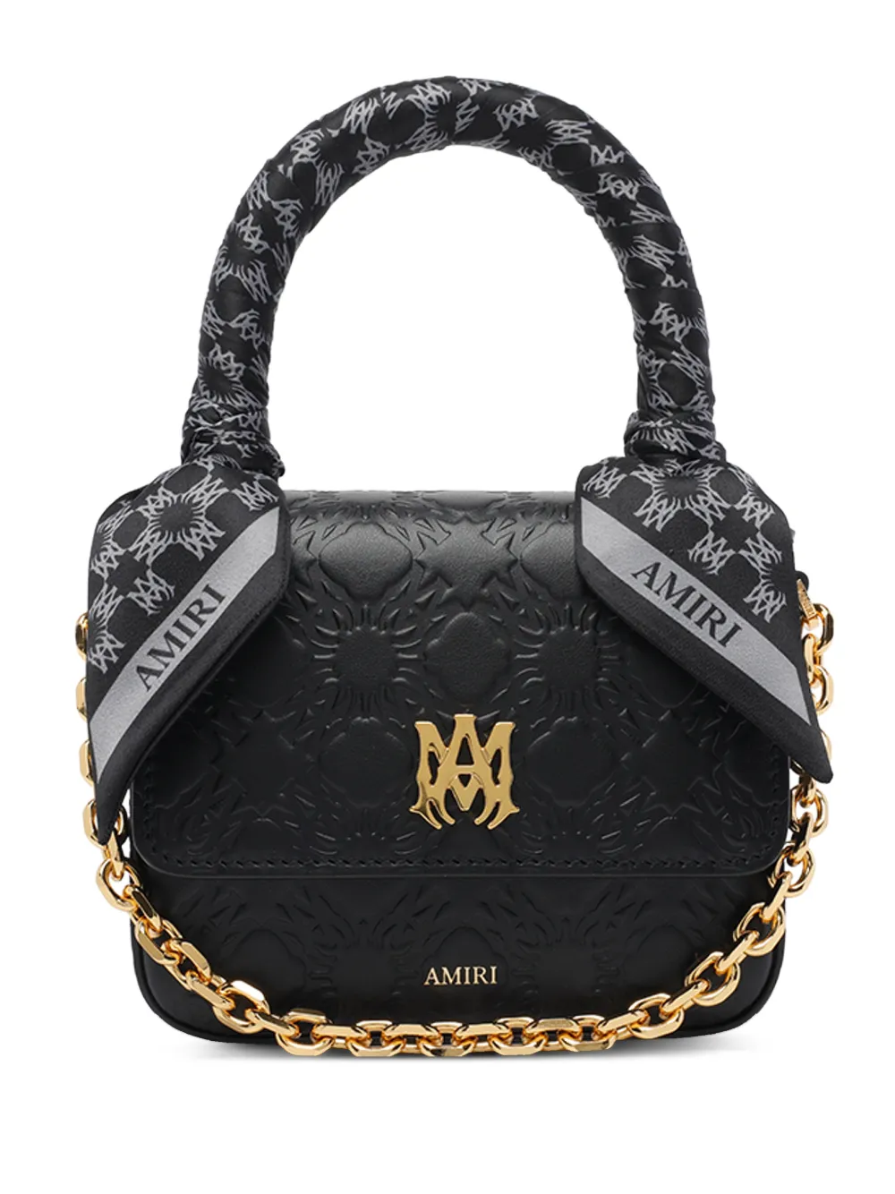 AMIRI micro Ma Quad chain-strap handbag - Nero