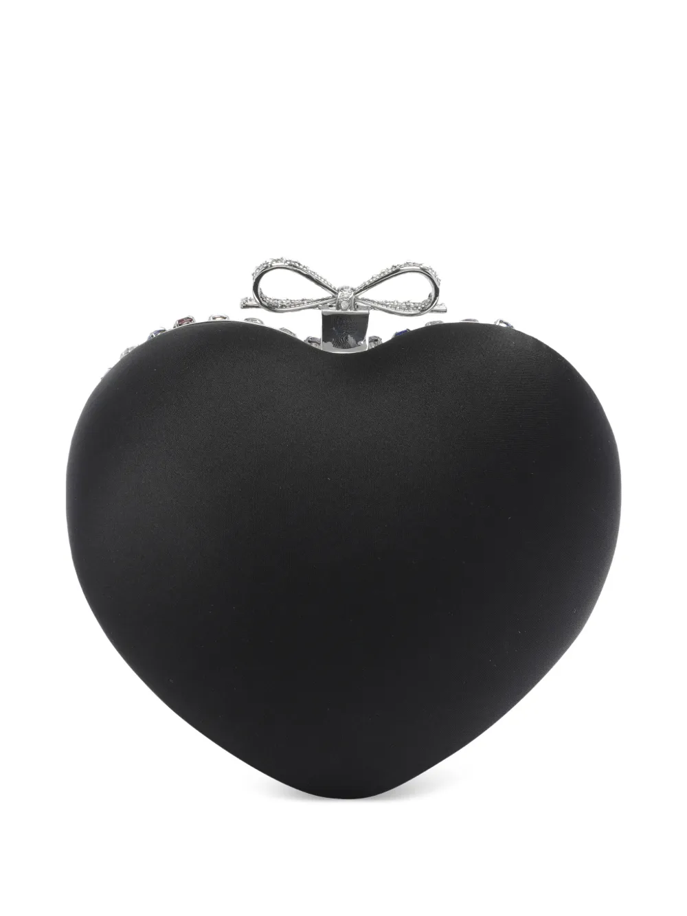 Self-Portrait Hartvormige mini-clutch Zwart