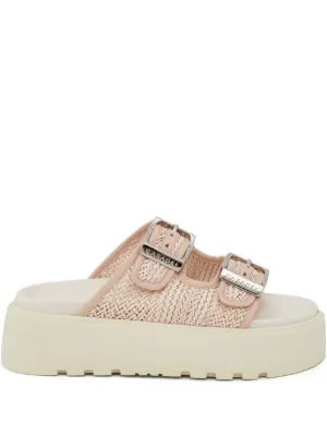 Casadei Birky Ale round-toe Sandals | Neutrals | FARFETCH CH