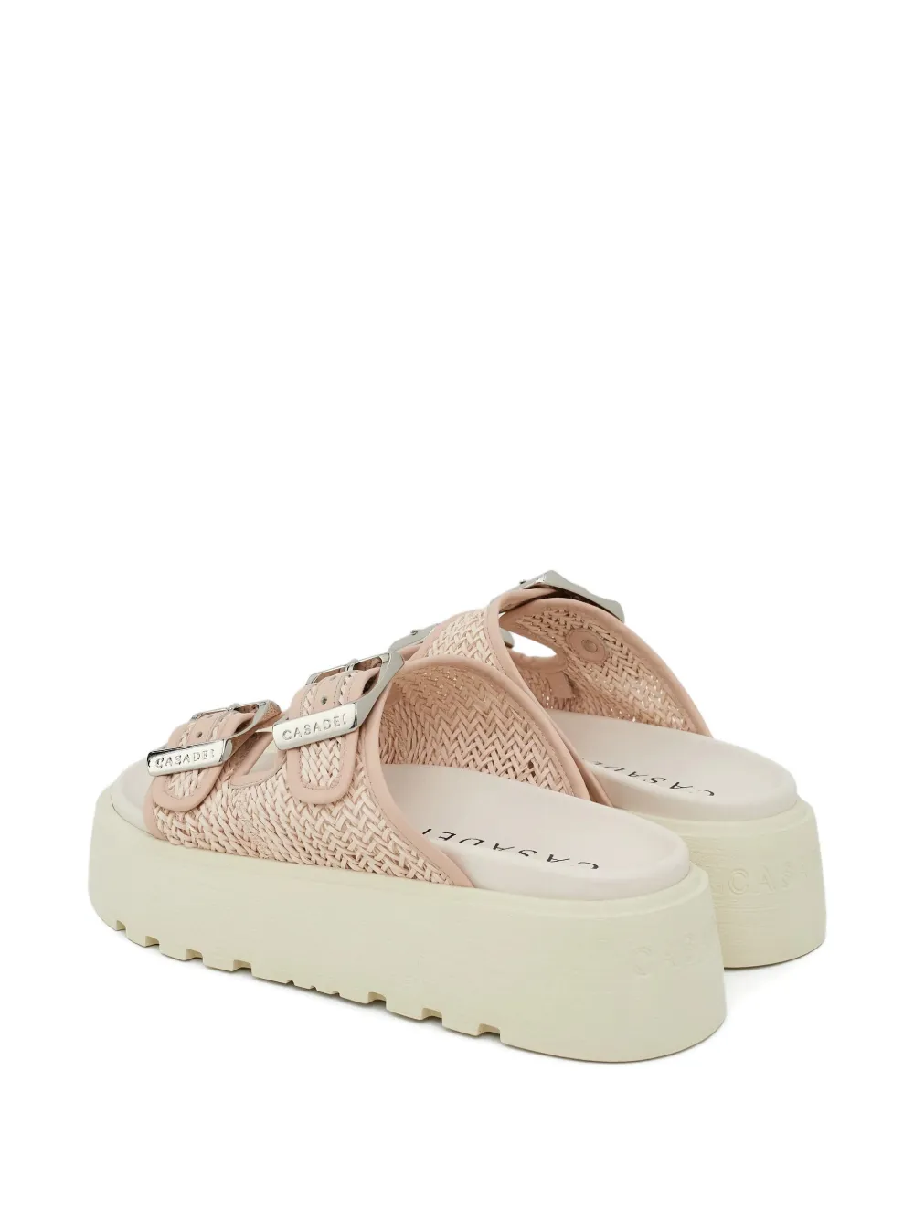 Casadei Birky Ale sandalen met plateauzool Roze