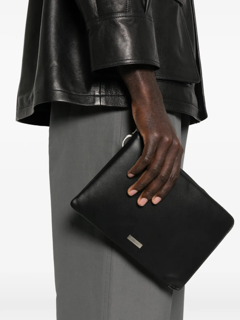 Calvin Klein zip shoulder bag | Image 2