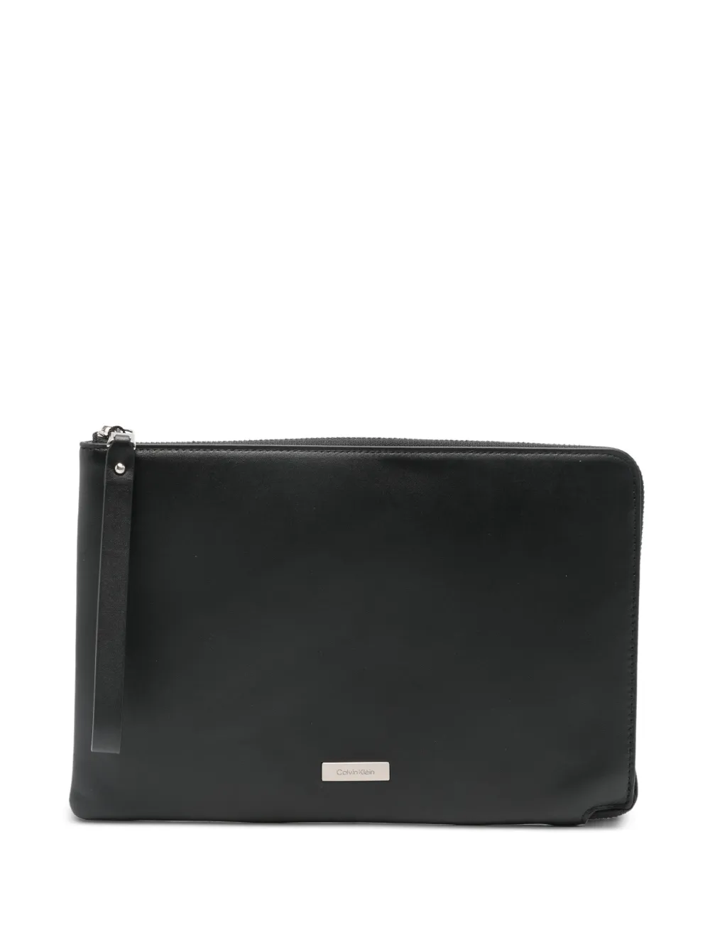 Calvin Klein zip shoulder bag | Black | Image 1
