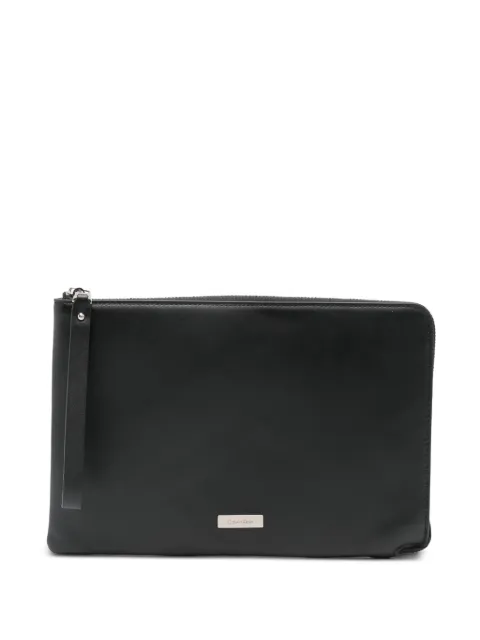 Calvin Klein zip shoulder bag