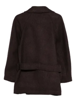 美品✳︎アリジ ALYSI カシミヤウール ショートコート イタリア製 ブラウン 美品✳︎アリジ ALYSI カシミヤウール ショートコート イタリア製 ブラウン