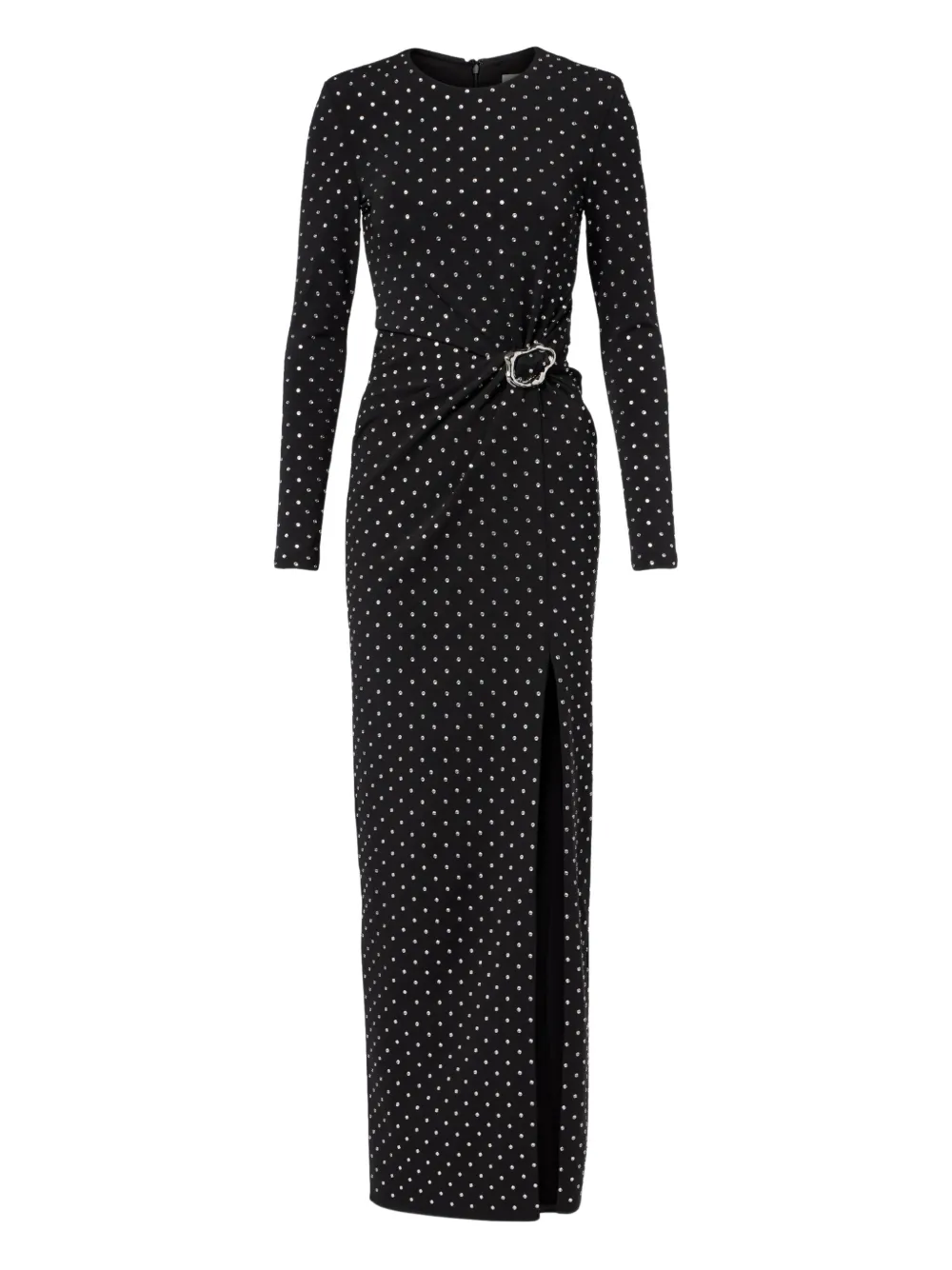 Roland Mouret long-sleeve maxi dress - Nero
