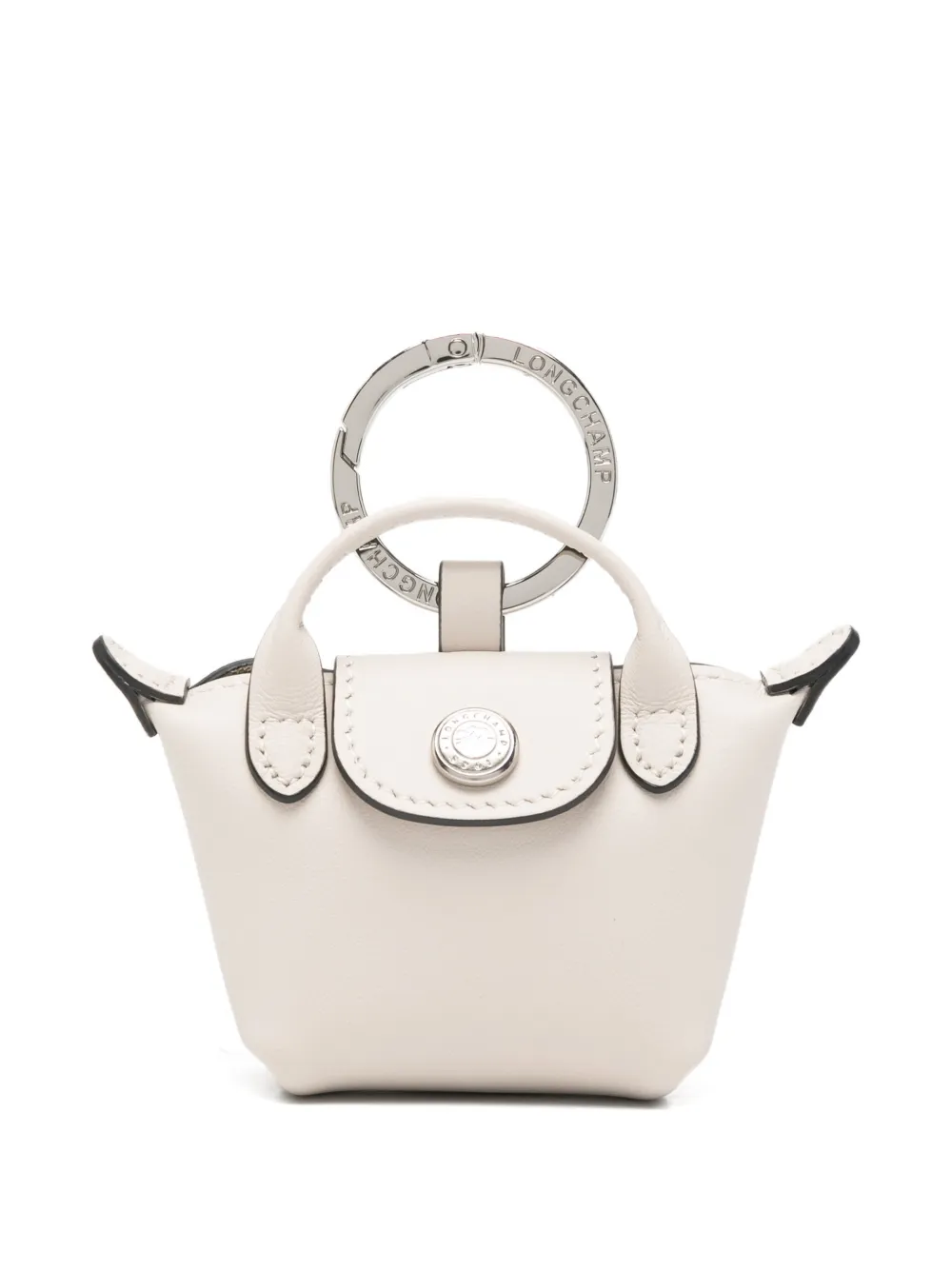 Longchamp Schlüsselanhänger mit Henkel - Nude