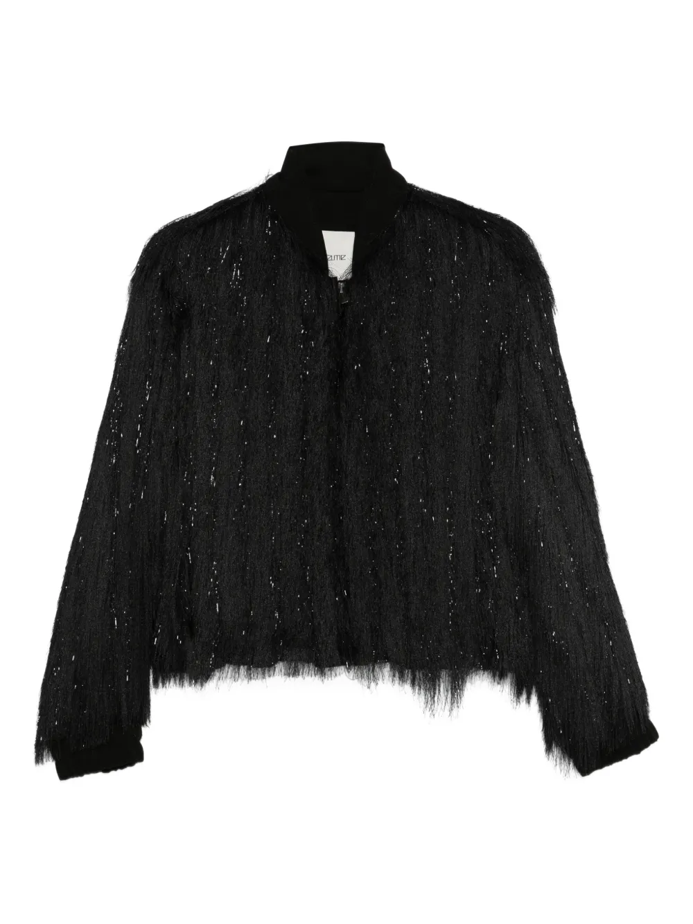 RAME fringed jacket | Black | Image 1