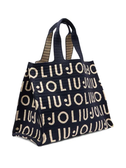 LIU JO medium knit tote bag