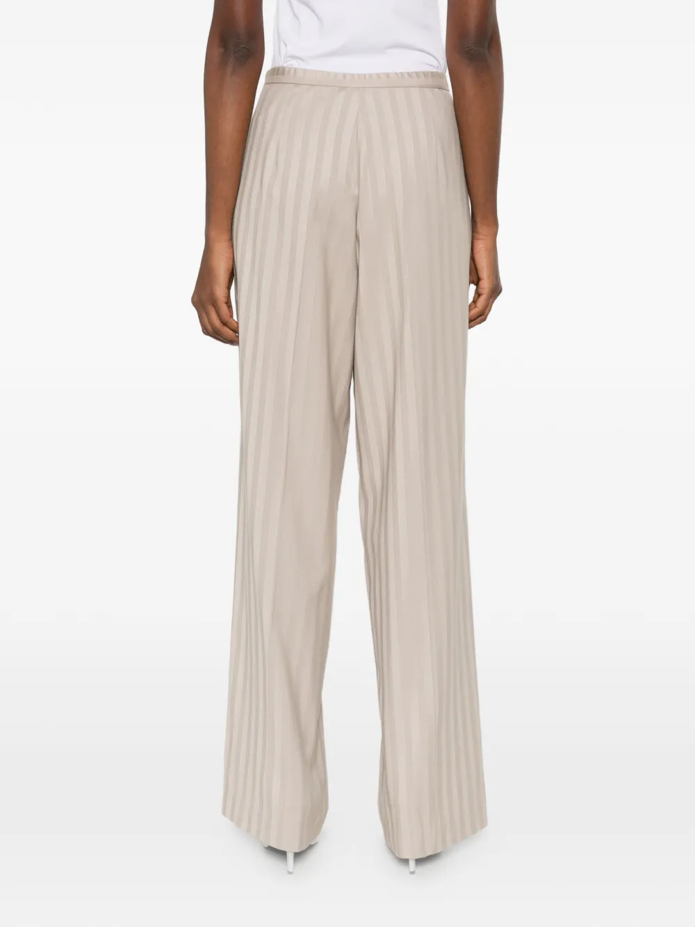 Stripe-Pattern Trousers
